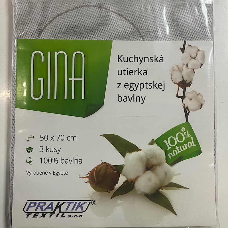 Bavlnené utierky Gina sada