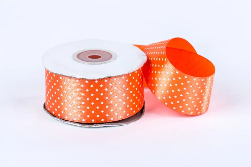 Stuha saténová bodka