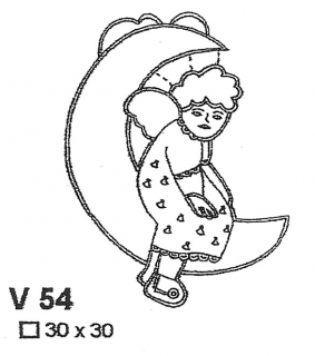 Predtlače na vyšívanie V54