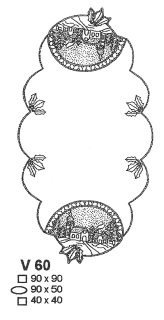 Predtlače na vyšívanie V60