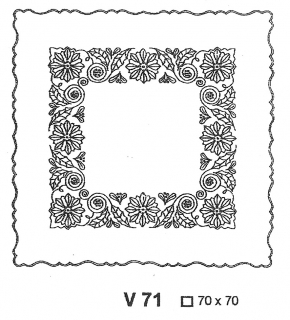 Predtlače na vyšívanie V71