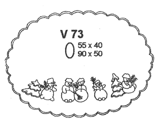 Predtlače na vyšívanie V73