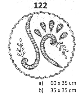 Predtlače na vyšívanie 122