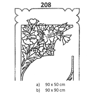 Predtlače na vyšívanie 208