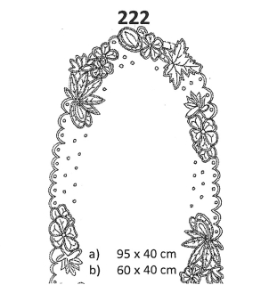 Predtlače na vyšívanie 222