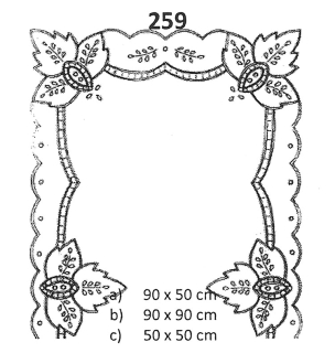 Predtlače na vyšívanie 259