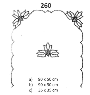 Predtlače na vyšívanie 260