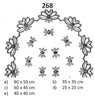 Predtlače na vyšívanie 268