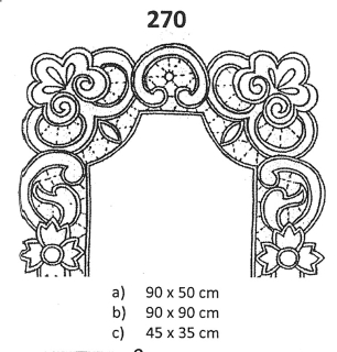 Predtlače na vyšívanie 270