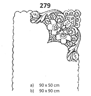 Predtlače na vyšívanie 279