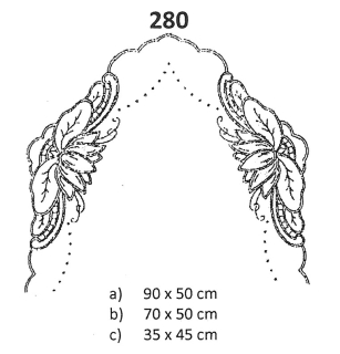 Predtlače na vyšívanie 280