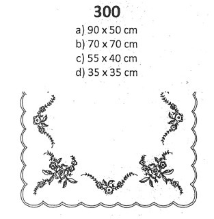 Predtlače na vyšívanie 300