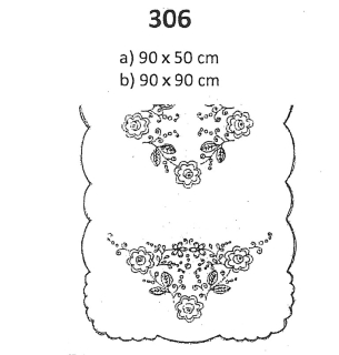 Predtlače na vyšívanie 306