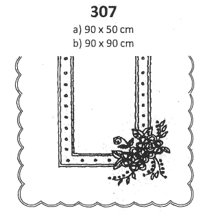Predtlače na vyšívanie 307