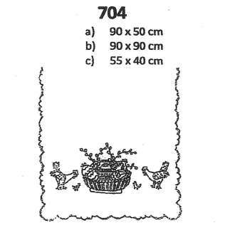 Predtlače na vyšívanie 704