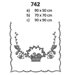 Predtlače na vyšívanie 742
