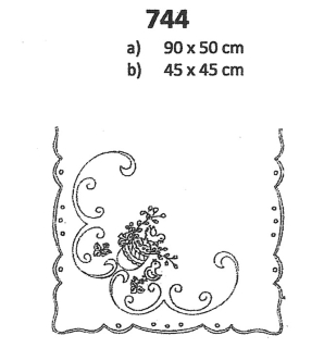 Predtlače na vyšívanie 744