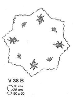 Predtlače na vyšívanie V38B